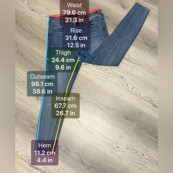 NEW True Religion Jeans Halle High Rise Super Skinny Medium Wash Size 30 / 10 - Picture 10 of 11